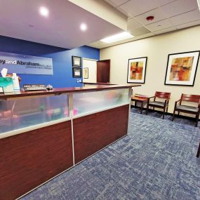 Reception area at our Des Moines personal injury law office