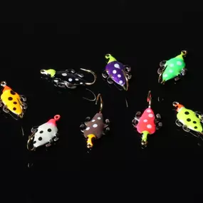Snyders Lures MINNESOTA TICK-IT  This lure is already a top producer in the Central Minnesota waters says Todd Ritter, at Fish Lake Bait in Harris, MN. Available in size 4,6 ,8 & 10  6 colors available.