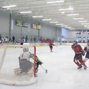 Families frequently visit their local ice arenas for practices and games, which allows your brand to receive multiple daily impressions without the clutter. Pictures spread, videos go viral – and your business does too.
