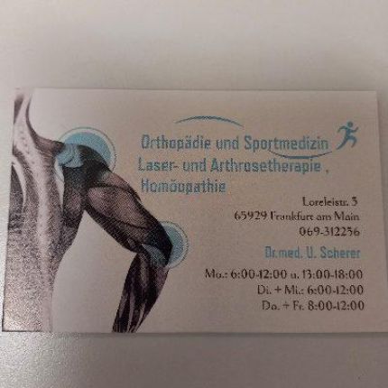 Logo von Scherer Ulrich Orthopäde-Sportmedizin