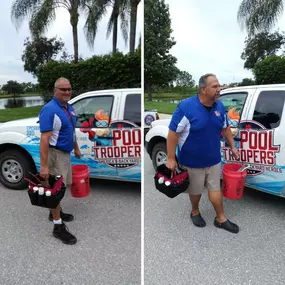 Pool Troopers Service Technicians on the Job in Sarasota, FL