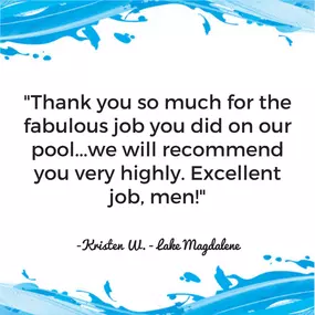 Pool Troopers Customer Testimonial