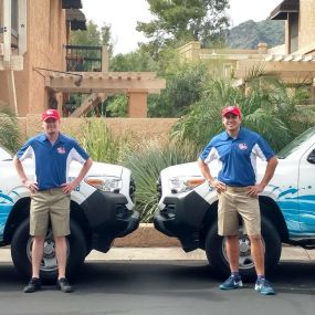 Pool Troopers Technicians by Service Truck