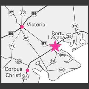 Port Lavaca Chevy is located near Corpus Christi and Victoria, Texas.
