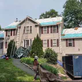 Roof Installation Project in Progress