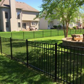 Black Aluminum Fence