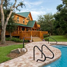 Florida Cypress Log Homes featuring Large Luxury Designs ready to build in Florida