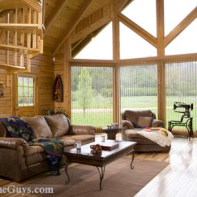 Amazing photo of a Cypress Log Home, featuring Cypress Post and Beam. A great cypress log homes design for Florida.