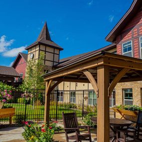 At Guardian Angels Engel Haus Senior Living, we offer independent living, assisted living, and memory care.