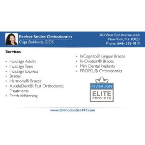 Perfect Smiles Orthodontics - Upper West Side - Our Services