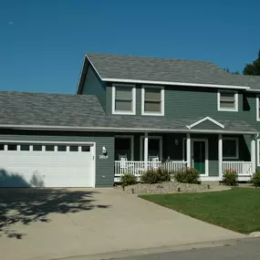 New project on 29th Avenue in Plymouth. This home has truly been transformed with a new modern look! Included is our ABC Seamless Steel Siding in the color of Willow with Glacier White soffit-fascia and trims, as well as our ABC Seamless Designer Gutters.