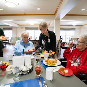 Guardian Angels By The Lake staff engages residents with social, recreational, educational, and spiritual activities and programs that fulfill numerous interests.