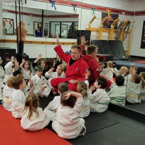 Dojo Karate really prioritizes obedience - starting from a young age!