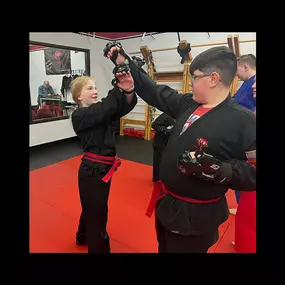 We’re gearing up for Advanced Graduation on May 18th! 
Advanced Red belts and above who are eligible for graduation are working extra hard with their attackers to get ready.  Hard work pays off ????