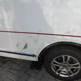 herstel zijwand na klapband