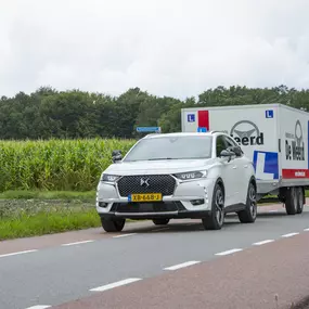 Auto met aanhangwagen (BE)