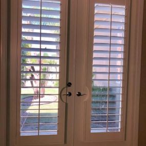Shutters on french doors