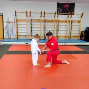 Encourage and support. The world has enough critics! At Dojo Karate, we practice supporting one another and encouraging eachother to do better.