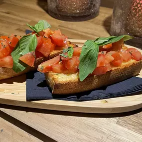 Bruchetta bij  Restaurant Pizzeria Mama Mia Dronten