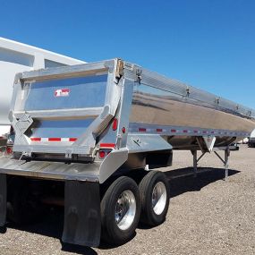 Used aluminum end dump trailer