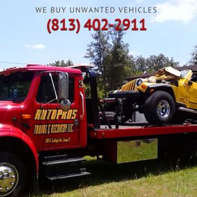 Autopros Towing & Recovery LLC delivers the safest, most reliable towing services in Tampa, FL. We are quickly building a reputation as the area’s most professional and courteous towing company. With more than 20 years of experience behind us, you can rest assured that your vehicle will be in good shape thanks to our towing and roadside assistance services.