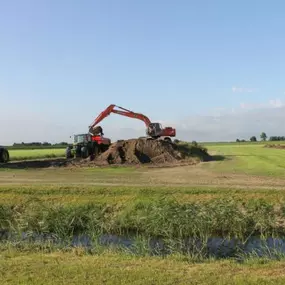 Grondwerk te Grootschermer