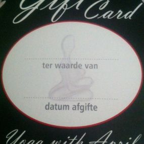 Cadeaubon Yoga with April