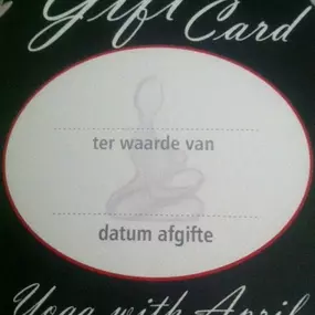 Cadeaubon Yoga with April