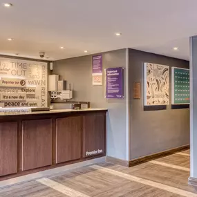 Premier Inn Birmingham South Rubery hotel reception