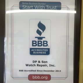 DP & Son Watch Repair, Inc. BBB