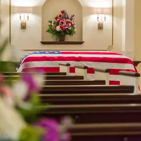 Your funeral director at Evans-Nordby Funeral Homes can complete the VA's burial benefit forms, obtain a flag, and schedule interment at Fort Snelling for your loved one.