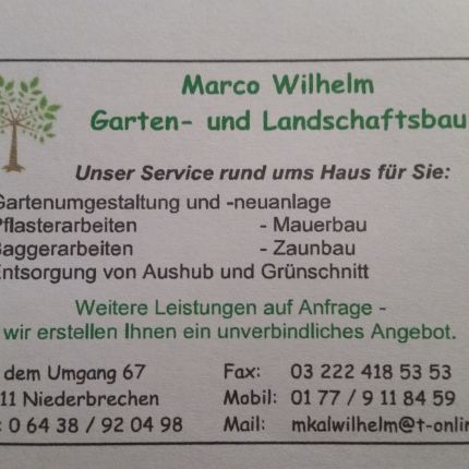 Logo van Marco Wilhelm Garten- und Landschaftsbau