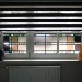 Glas in lood in ruiten