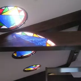 Glas in lood in kerken, kloosters en kapellen
