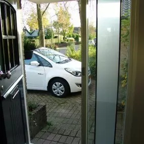 AvD glas in lood in voordeur / entree