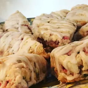 Strawberry Basil Scone