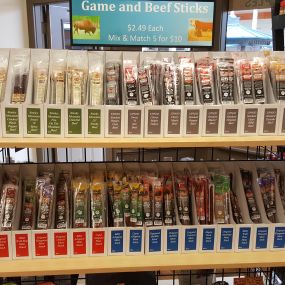 Tons of sampler wild game and beef sticks!