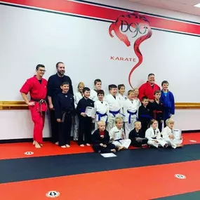 Martial arts classes benefit growing children far beyond the dojo and in many real-world scenarios. Our structured classes are meant to help develop coordination, physical fitness, mental strength, as well as gain valuable social skills. Through positive reinforcement, we can bring out the best in your children to help them succeed in life.