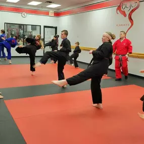 The Dojo Karate programs combine fitness and character development skills to create students that will succeed athletically and in all of their other endeavors.