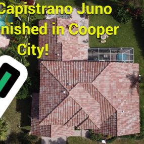 Drone photo of Eagle Capistrano Finished Roof