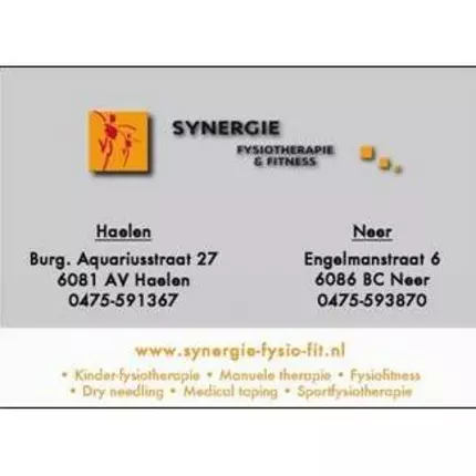 Logo fra Synergie Fysiotherapie & Fitness