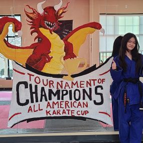 Registration for the All-America Karate Cup is open! Stop by for your registration form. Art by Miss. Kim.