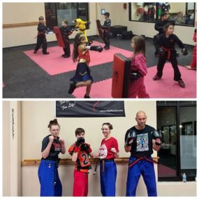 Young Martial Artists having fun during spirit week