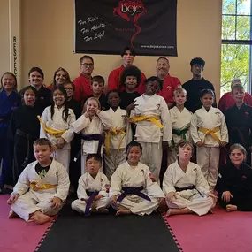 Our Maple Grove Dojo Class having fun!