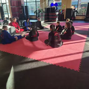 This month at Dojo Karate Maple Grove, we are discussing the importance of organization. Few people-and fewer children - enjoy these activities. The key to successfully instilling organization as a vaule is explaining the value of the aftermath rather than cleaning for the sake of cleaning. #lessonofthe month #dojolife #growth