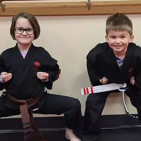 ????Welcome Teddy to our Master's Club!???? It's always a special moment when families train together. Teddy's older sister, a brown belt, joined him for his photo, and it couldn't be more inspiring. We're thrilled to see siblings and families support each other on their martial arts journey. It's a reminder to be an inspiration to those around you. You never know who is watching or who you are inspiring.