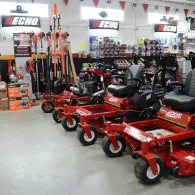 Riding Mowers from Top Manufacturers like Ryan, Hustler, Ferris, Echo, and more!