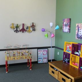 We offer a play area at our dental office.