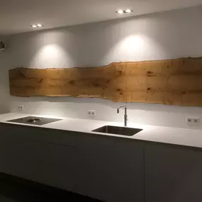 Decoratieve houten plank