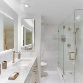 Bathroom vanity and shower ideas for that dream bathroom.